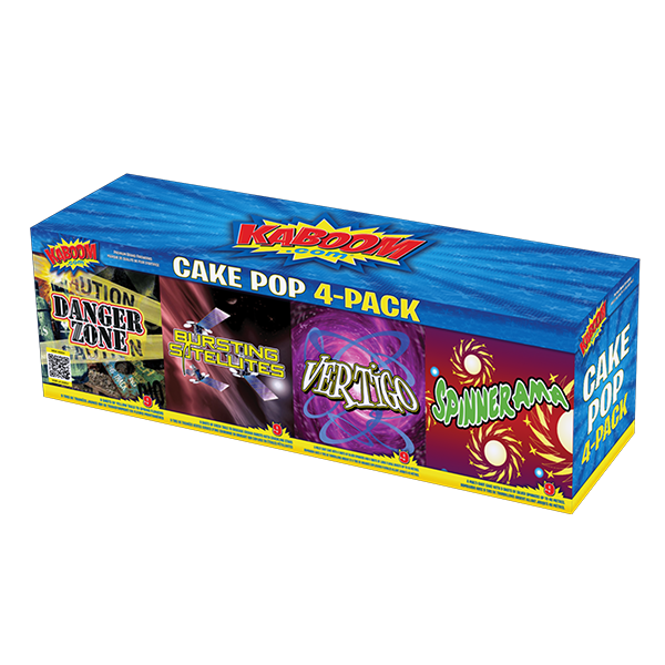 Cake Pop 4-Pack | Kaboom Fireworks