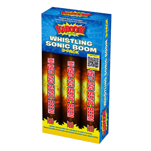 Whistling Sonic Boom 3-Pack | Kaboom Fireworks